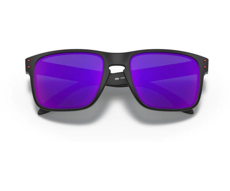 oakley-sunglasses-holbrook-positive-red-iridium-front-view-folded