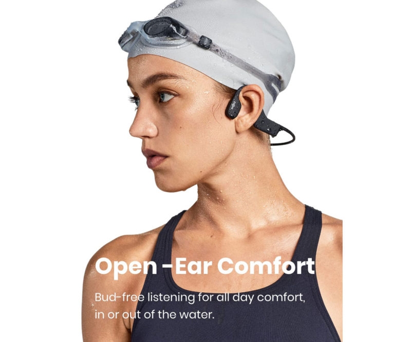 Open Ear MP3 music player for swimmers