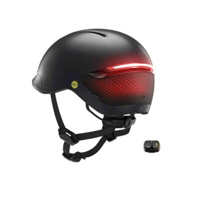 Black Stromer E Bike Smart Helmet