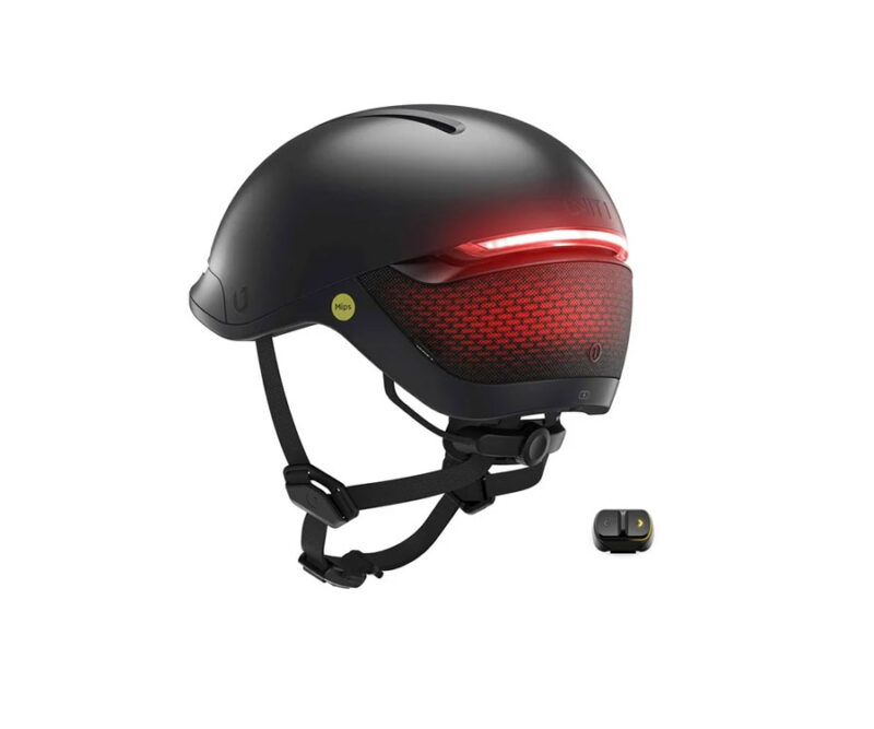 Black Stromer E Bike Smart Helmet